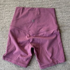lululemon athletica High-Rise Rose-Mauve Bike Shorts